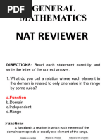 General Mathematics Nat Reviewer