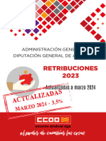 Retribuciones 2023: Actualizadas