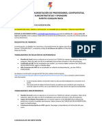 Protocolo de Acreditación de Proveedores Cosquin Rock