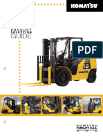 Komatsu Forklift Product Selection Guide