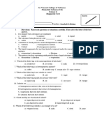 Pretest Science 6