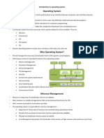 Introduction To Operating System