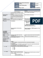 Lesson Plan in SCIENCE in Fourth Grading