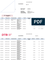 Bank Statement DTB