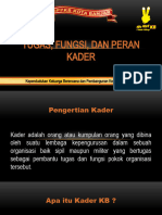 Tugas Dan Fungsi Kader