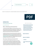 How To Develop A Monitoring and Evaluation Plan - The Compass For SBC