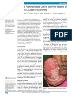 Juvenile Psammomatoid Cemeto-Ossifying Fibroma of Mandiblea Diagnostic Dilemma