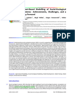 Agent-Based Modelling of Social-Ecological Systems Achievements, Challenges, and A Way Forward