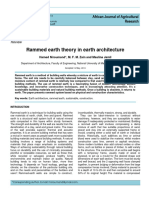 Rammed Earth Theory in Earth Architecture