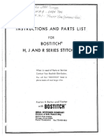 Bostich H J and R Series-Manual