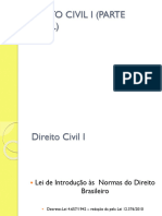 Aula 01 - Direito Civil I (Parte Geral)