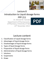 LIQUID DOSAGE FORM Ceutics Sem1