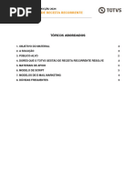 TOTVS Gestão de Receita Recorrente - Script de Prospecção