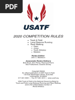 USATF Competition Rules 2020