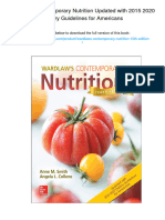 Wardlaws Contemporary Nutrition Updated With 2015 2020 Dietary Guidelines For Americans. ISBN 1259918327, 978-1259918322