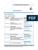 Programme Des Conferences GC Ok