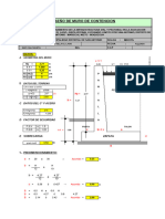 Diseño Muro de Contencion
