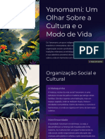 Yanomami Um Olhar Sobre A Cultura e o Modo de Vida