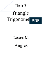 Unit 7 Right Triangle Trigonometry Partial