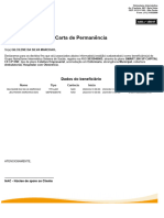 Carta de Permanência: Dados Do Beneficiário