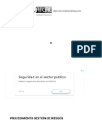 Procedimiento Gestión de Riesgos - Implementando Sgi