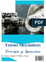 Torno Mecánico. Principios y Operaciones.