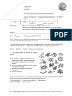 Evaluación Sumativa Microorganismos y Biotecnología