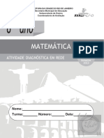 Matemática: Atividade Diagnóstica em Rede