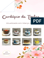 Cardápio Tortas