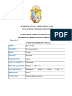 Practica 2 Entrega El Informe de Práctica 2 y Registros de Observación Quito