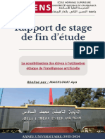 Rapport de Stage de Fin D'étude