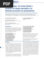 Epidemiologia de Caries en Mexico