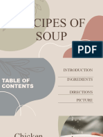 Recipes of Soup