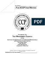 Handbook For Iccp Item Writers