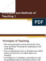 Principles and Methods of Teaching 1