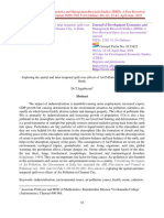 Exploring The Spatial and Inter Temporal Spill Over Effects of Air Pollution in Chennai City A Study