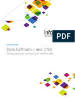 Infoblox Whitepaper Data Exfiltration and Dns Closing The Back Door