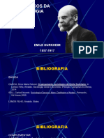 Os Classicos Da Sociologia - Durkheim