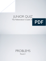 Junior Quiz Finals