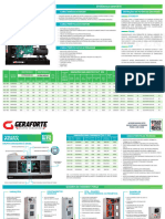 Stand By: Diferenciais Geraforte Definições de Potências (Iso 8528) Características Gerais