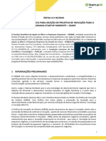 Edital N.º 05 - 2024 Chamamento Público para Seleção de Projetos de Inovação para o Startup Nordeste - Ceará