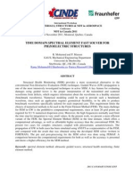 Time Domain Spectral Element Fast Solver For Piezoelectric Structures