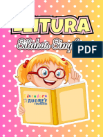 12 Fichas de Leitura Sílaba Simples