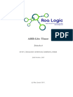 Ahb3lite Timer Datasheet