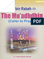 Bilal Bin Rabah The Muadhdhin Caller To Prayer