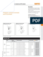 Protective Conductor Terminals and PE Terminals