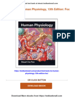 Get Test Bank For Human Physiology, 13th Edition: Fox Free All Chapters