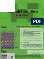 Minecraft Cheat Sheet