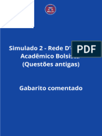 Simulado 2 (Questões Antigas - Gabarito) - Rede D'or 2024 Acadêmico Bolsista