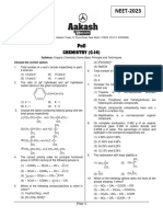 NEET-2023: Chemistry (C-14)